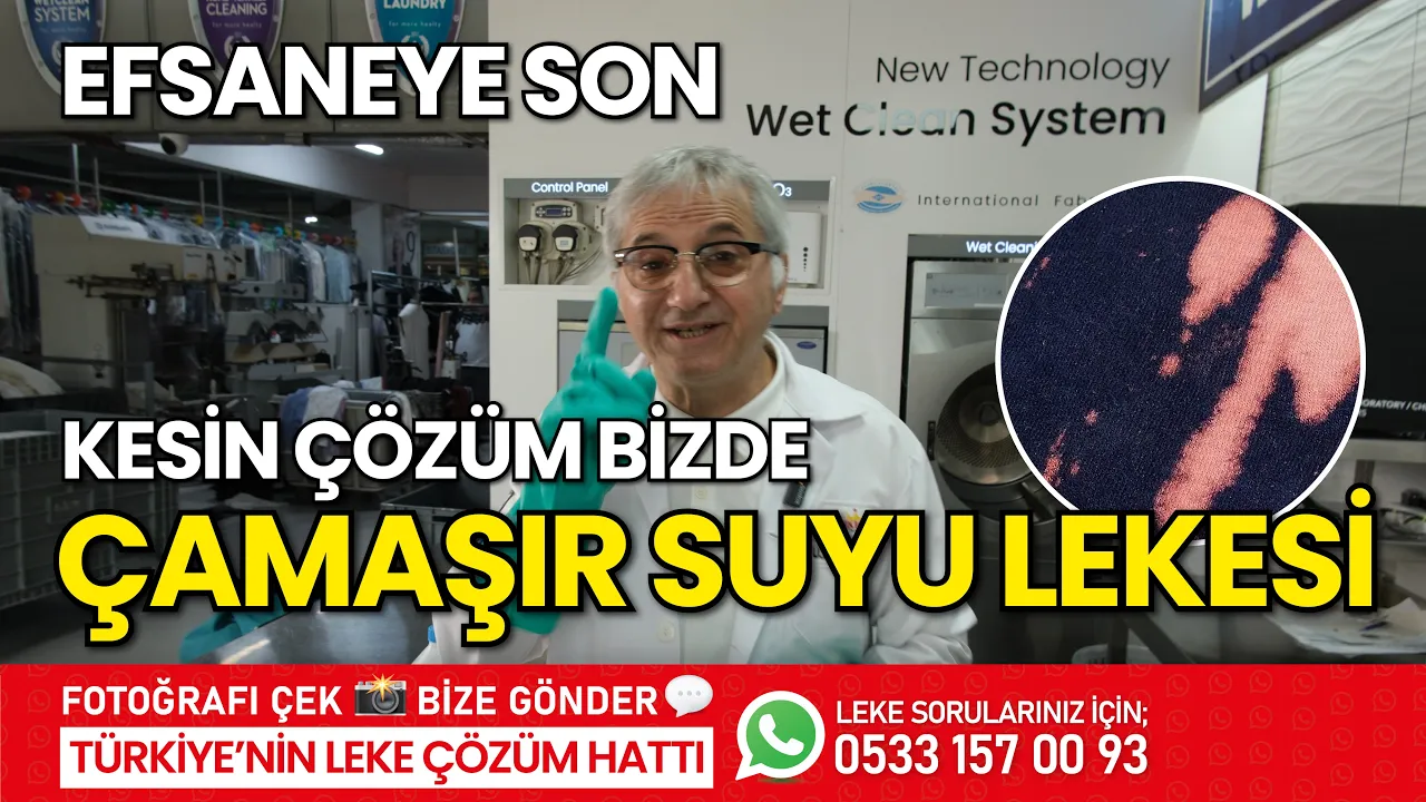 Çamaşır Suyu Lekesi Nasıl Çıkar?