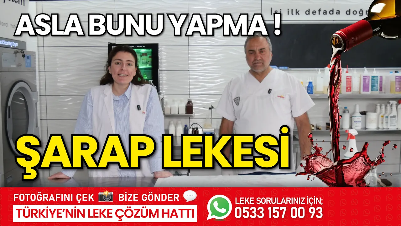 Şarap Lekesi Nasıl Çıkar?